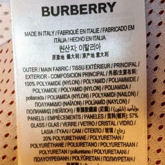 Mens Burberry Icon Striped Colorblock Track Pants - Picture 4 of 4